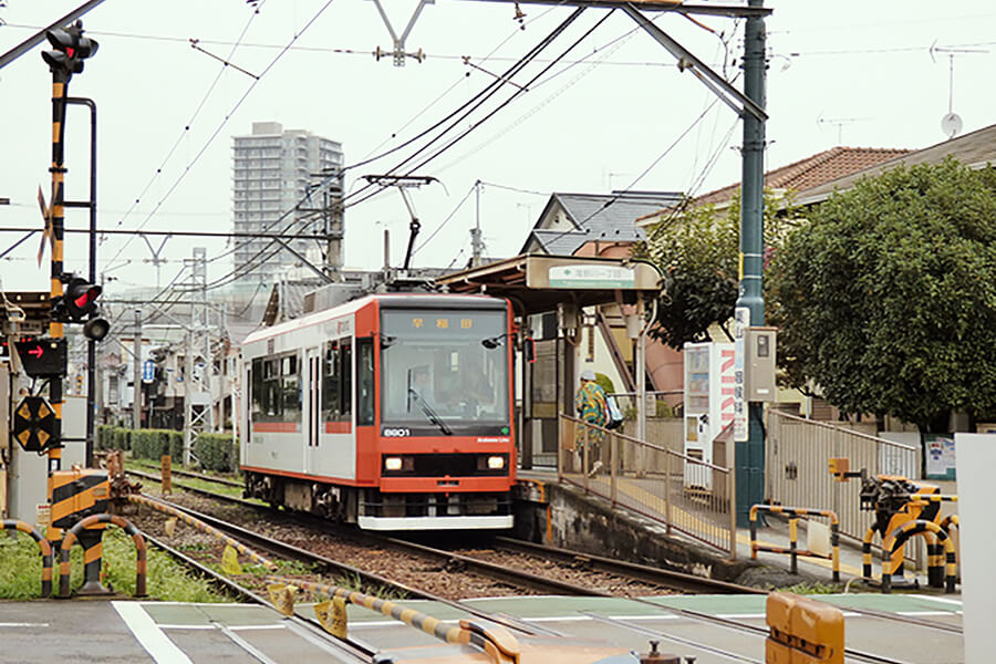 滝野川一丁目停留場と東京さくらトラム